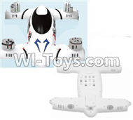 SongYang toys X25 Parts-01 Upper shell cover & Bottom shell cover For the SY X25 UFO X-25 RC Quadcopter